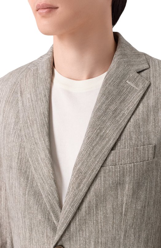 Хлопковый пиджак Circolo 1901 CN5256 Бежевый  CN5256 Фото 5