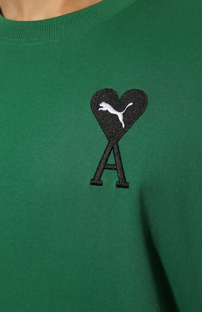 Хлопковая футболка puma x ami PUMA, арт. 53407096, фото 5