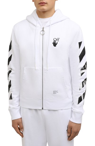 Хлопковая толстовка OFF-WHITE, арт. 0MBE001F21FLE009, фото 3