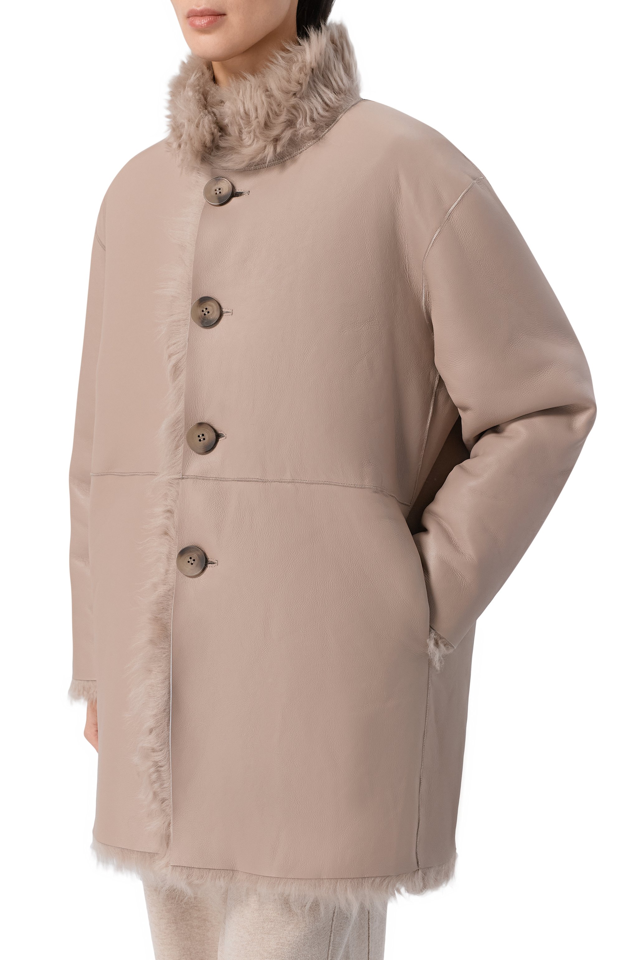 Двусторонняя дубленка из овчины CHAUD STUDIO, арт. TIGRADO23, фото 6