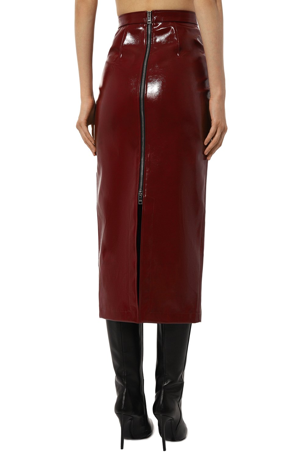 Юбка MSGM бордового цвета по цене 56700 руб., арт. 3742MDD04/247800, фото 4 Юбка MSGM, арт. 3742MDD04/247800, фото 4
