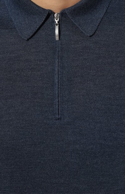 Поло из шерсти и шелка GRAN SASSO, арт. 57137/13190, фото 5