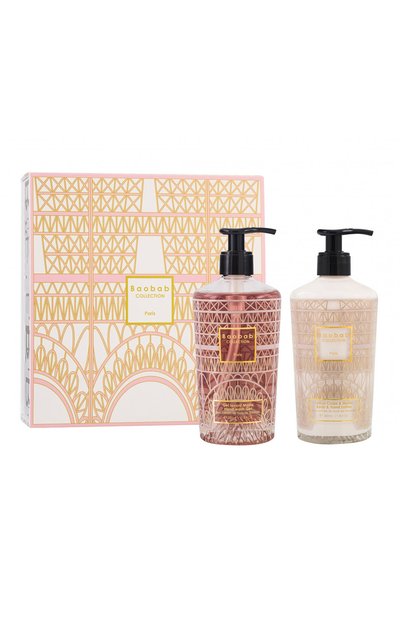 Мужского набор лосьон для рук и тела и моющий гель paris (2x350ml) BAOBAB, арт. 5415198499713