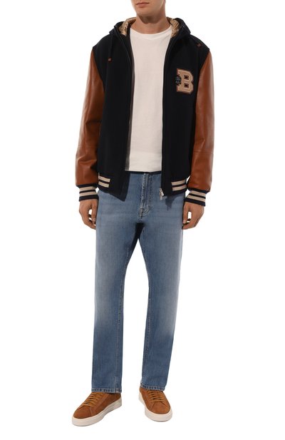 Комбинированный бомбер BRUNELLO CUCINELLI, арт. MY4141967, фото 2