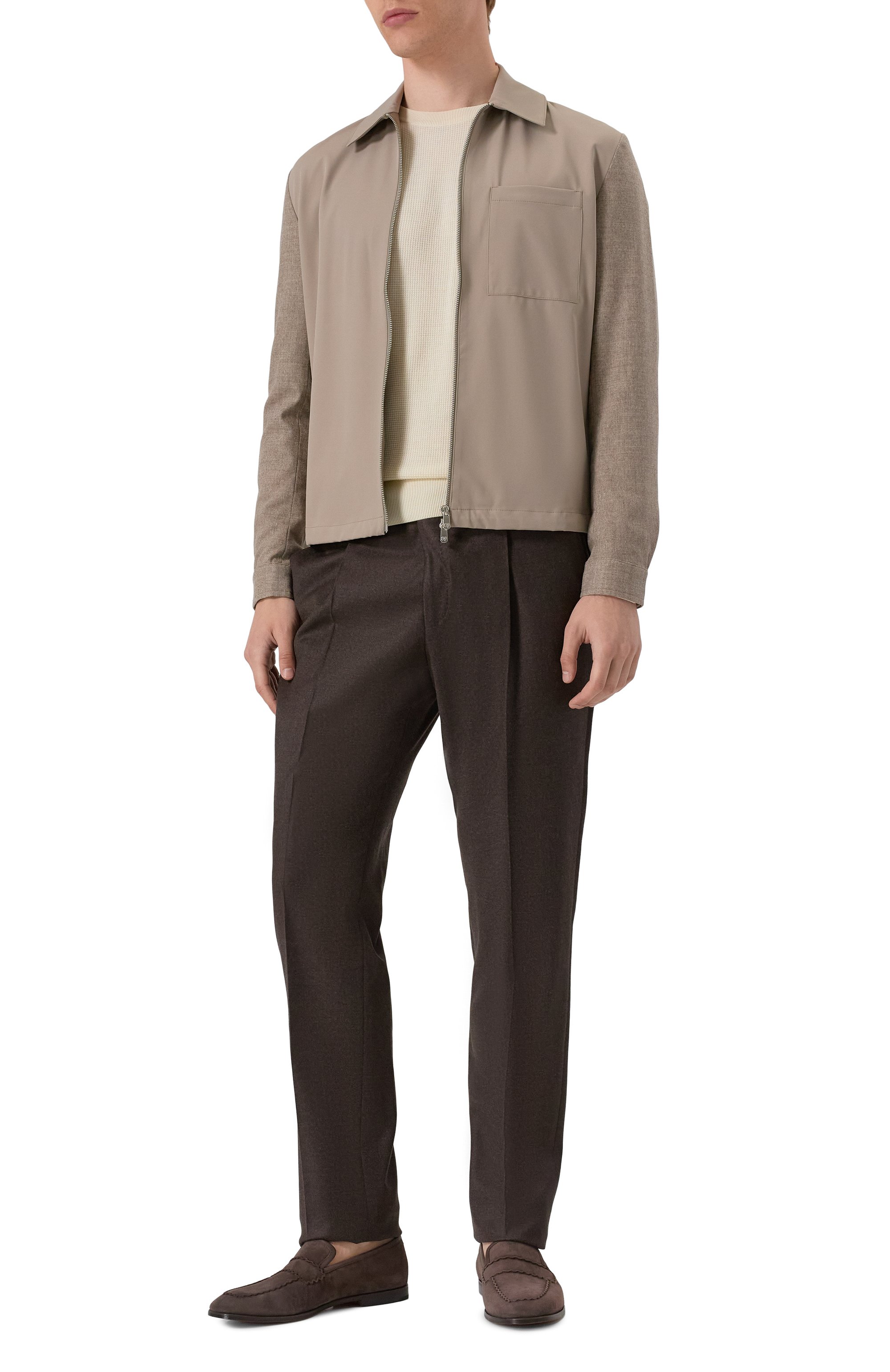 Замшевые лоферы ZILLI, арт. H0174AM1107VLSW03, фото 2