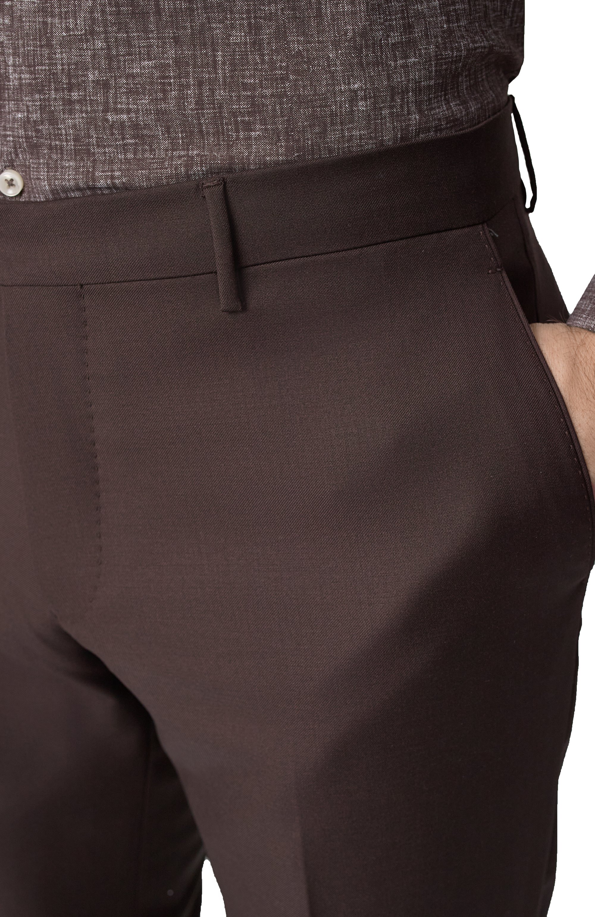 Шерстяные брюки BERWICH, арт. ZIP/1, фото 5