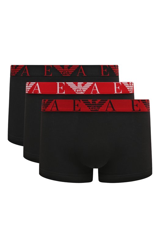 Комплект из трех боксеров Emporio Armani 111357/4F715 Чёрный 111357/4F715