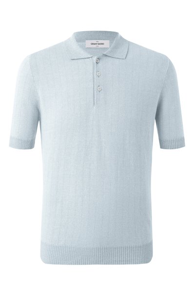 Мужская поло изо льна и хлопка GRAN SASSO, арт. 57116/18659