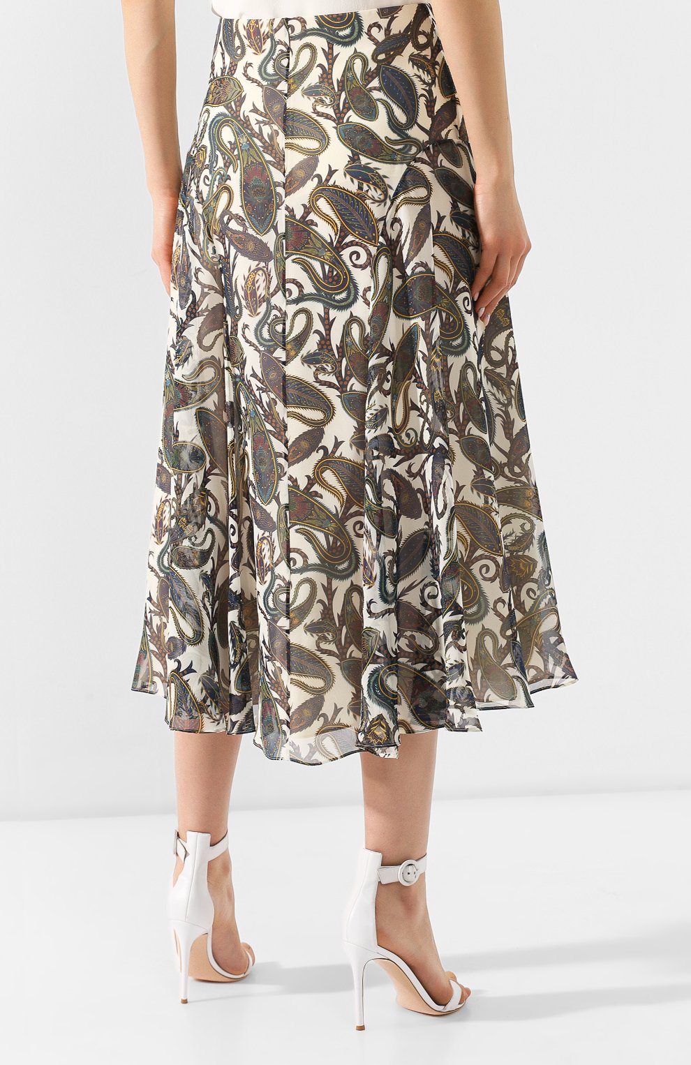 Шелковая юбка CHLOÉ, арт. CHC19SJU68324, фото 4