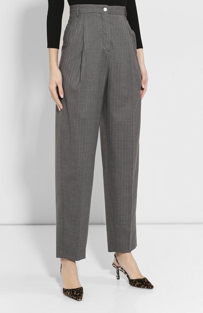 Шерстяные брюки ACNE STUDIOS серого цвета по цене 51300 руб., арт. AK0163, фото 3 Шерстяные брюки ACNE STUDIOS, арт. AK0163, фото 3