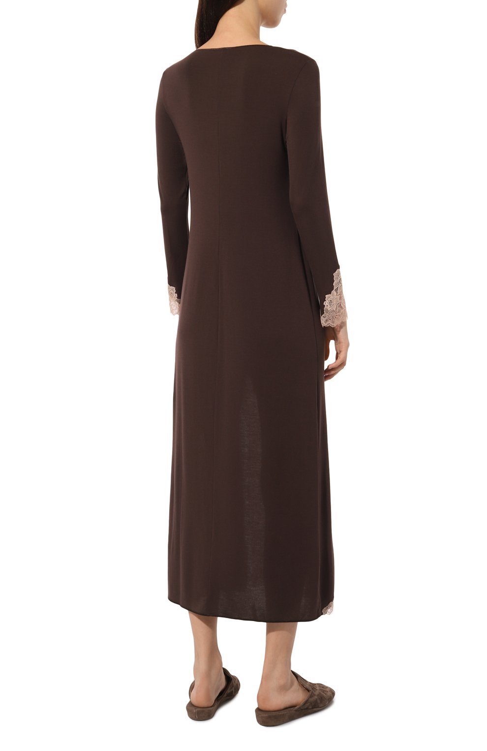 Сорочка GIANANTONIO PALADINI коричневого цвета по цене 43950 руб., арт. AC08/L, фото 4 Сорочка GIANANTONIO PALADINI, арт. AC08/L, фото 4