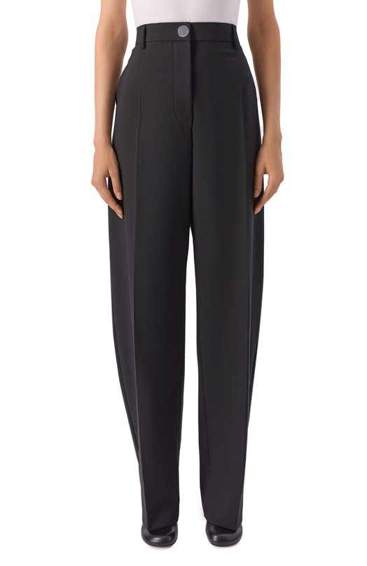 Шерстяные брюки Sportmax SALV0 Чёрный  SALV0 Фото 3