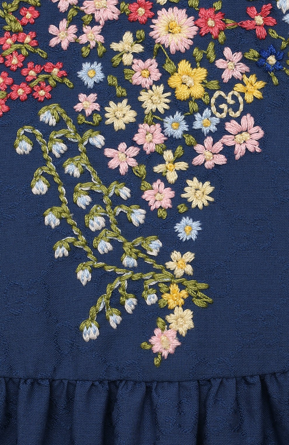 Хлопковое платье GUCCI, арт. 657943/XWAQA, фото 3