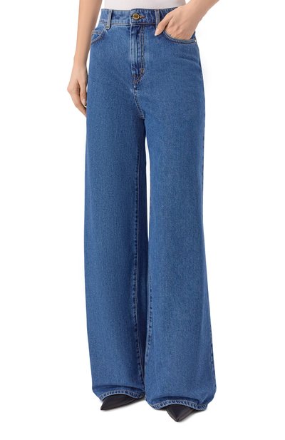 Джинсы MAX MARA STUDIO синего цвета по цене 28950 руб., арт. MSTSAR0NG, фото 3 Джинсы MAX MARA STUDIO, арт. MSTSAR0NG, фото 3