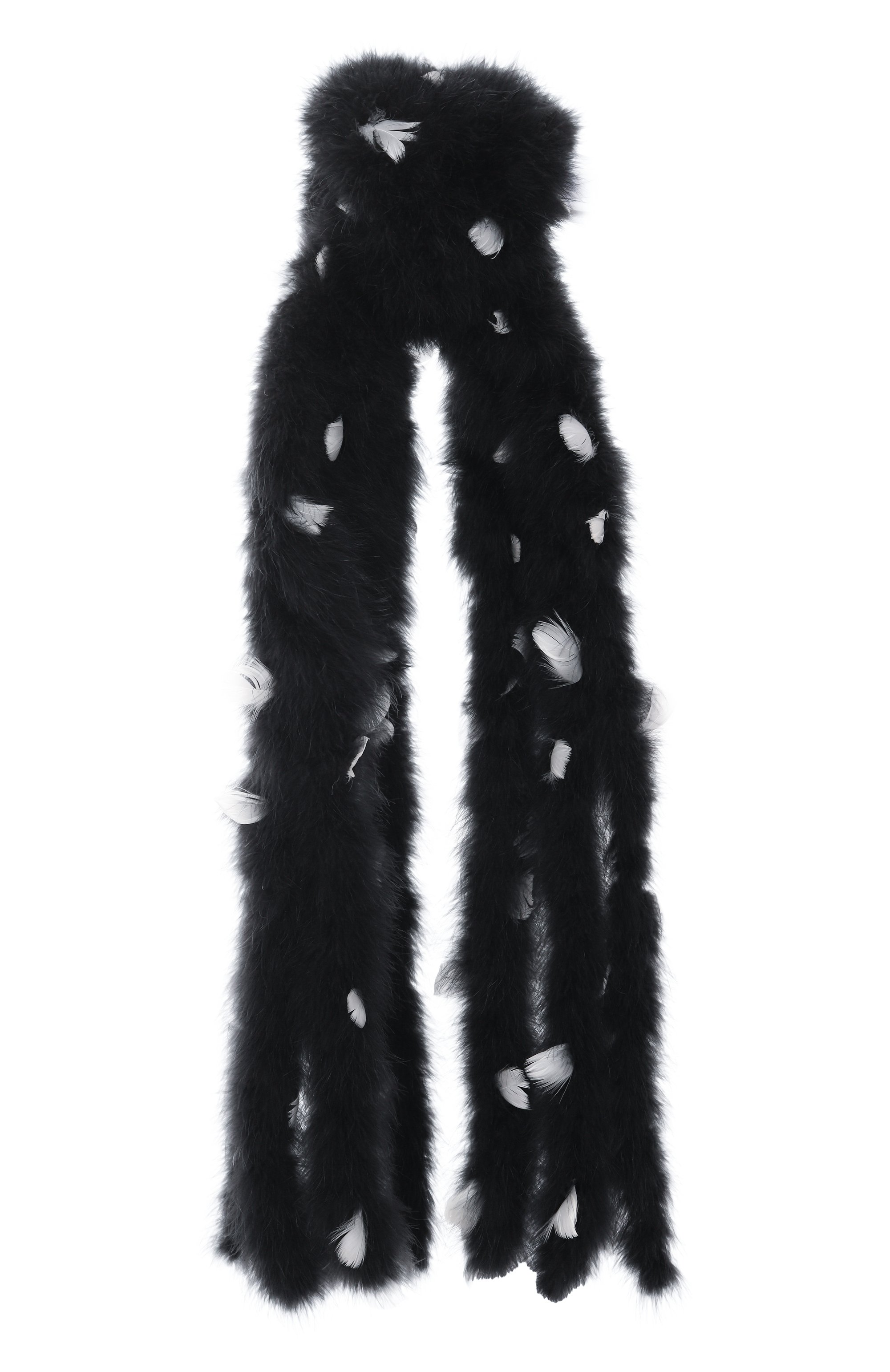 Шарф с отделкой перьями VALENTINO, арт. 6W0EN00F/DRS, фото 1