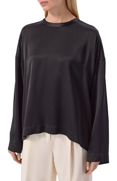 Атласный топ TOTEME, арт. 261-WRT0656-FB0546, фото 3