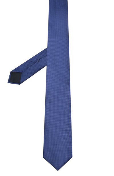 Шелковый галстук CORNELIANI темно-синего цвета по цене 14550 руб., арт. 84U302-9820302/00, фото 2 Шелковый галстук CORNELIANI, арт. 84U302-9820302/00, фото 2