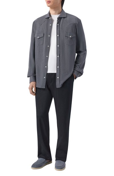 Мужские замшевые сабо STEFANO RICCI, арт. UC64_G2396/SDP