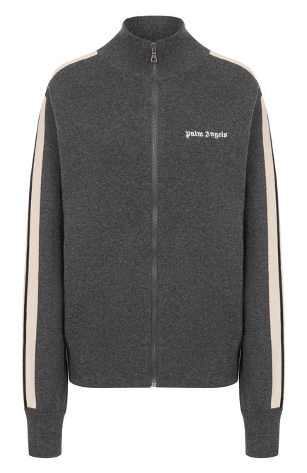 Женский кардиган из шерсти и вискозы PALM ANGELS, арт. PWHA062F25KNI001