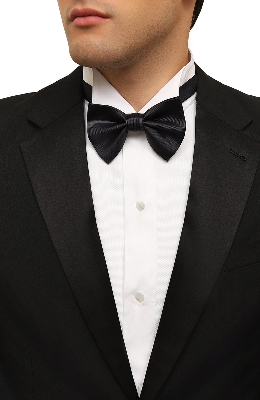 Шелковый галстук-бабочка EMPORIO ARMANI, арт. 340118/2R600, фото 2