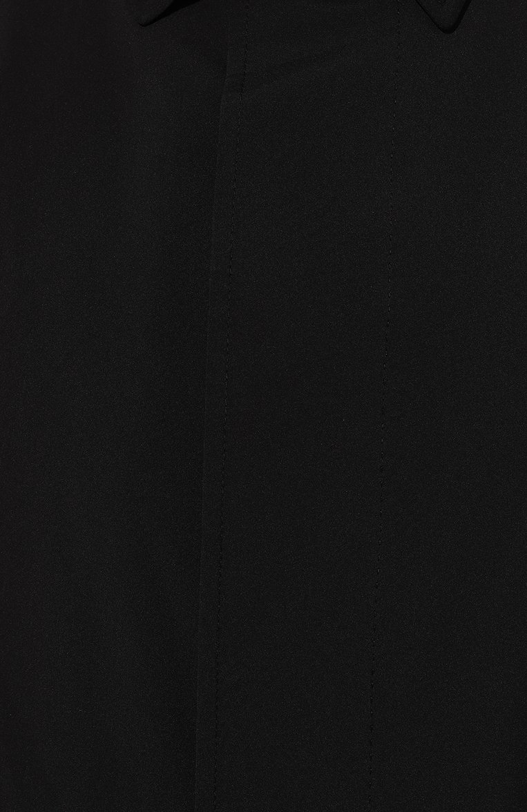 Мужской плащ BRIONI темно-синего цвета, арт. S0R80L/PA906 | Фото 5 (Драгоценные камни: Проставлено; Рукава: Длинные; Материал сплава: Проставлено; Длина (верхняя одежда): До середины бедра; Материал внешний: Синтетический материал; Мужское Кросс-КТ: Плащ-верхняя одежда; Стили: Кэжуэл)
