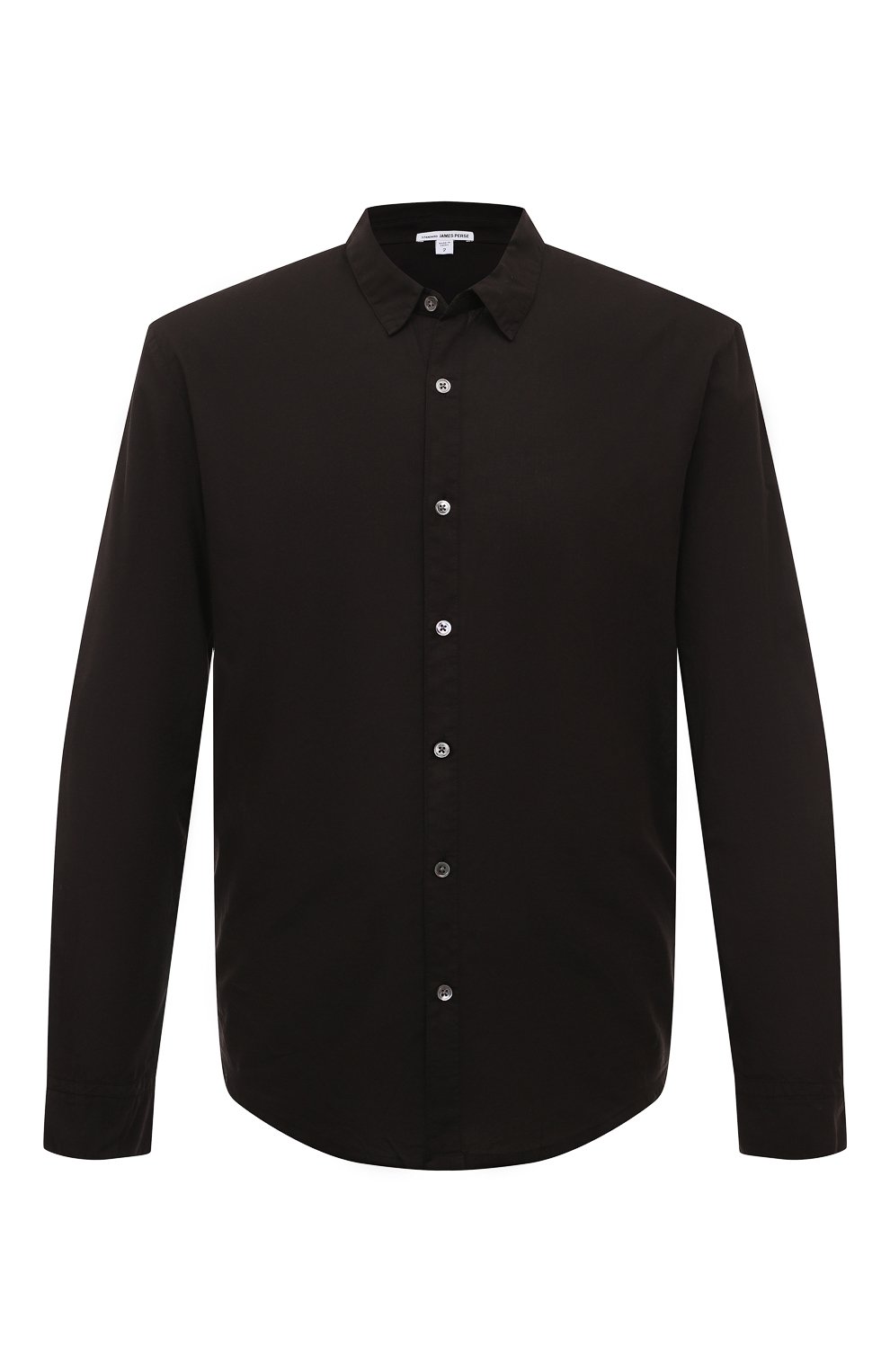 Хлопковая рубашка JAMES PERSE, арт. MLC3408/BLK, фото 1
