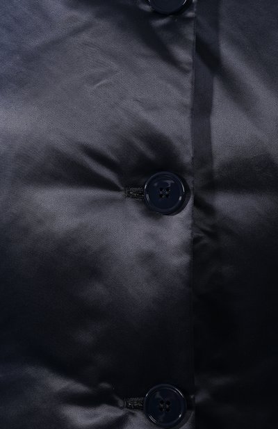 Пуховик с капюшоном MM6 темно-синего цвета по цене 65250 руб., арт. S32AM0309/S49973, фото 5 Пуховик с капюшоном MM6, арт. S32AM0309/S49973, фото 5