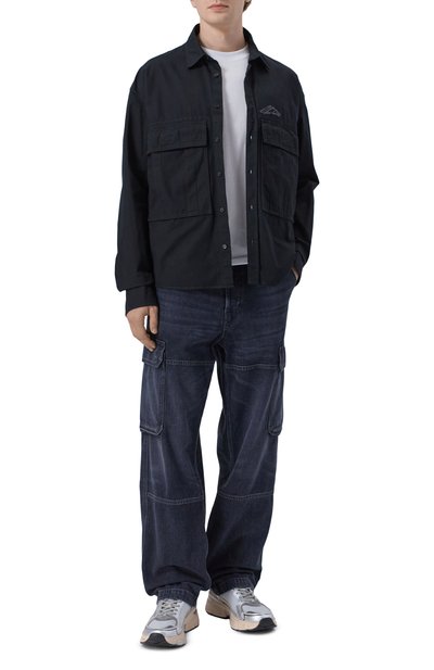 Комбинированные кроссовки lightstar GOLDEN GOOSE DELUXE BRAND серебряного цвета по цене 83900 руб., арт. GMF00724.F007843, фото 2 Комбинированные кроссовки lightstar GOLDEN GOOSE DELUXE BRAND, арт. GMF00724.F007843, фото 2