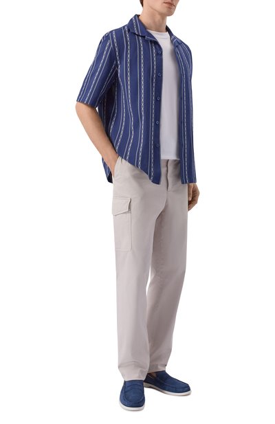 Замшевые пенни-лоферы KITON, арт. USSA265N00108, фото 2