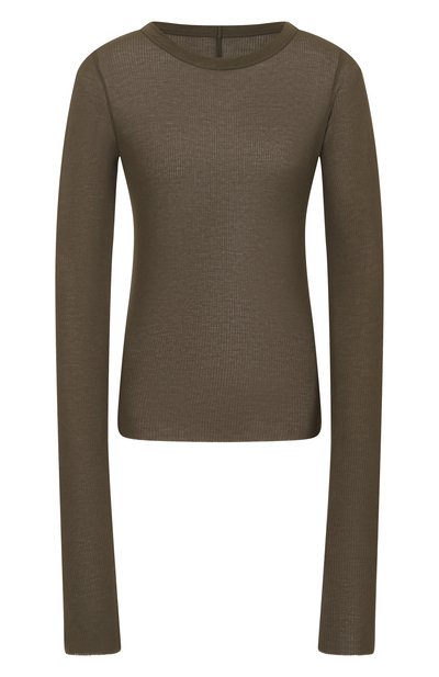 Женская лонгслив из вискозы и шелка RICK OWENS, арт. RP02E4209/RC