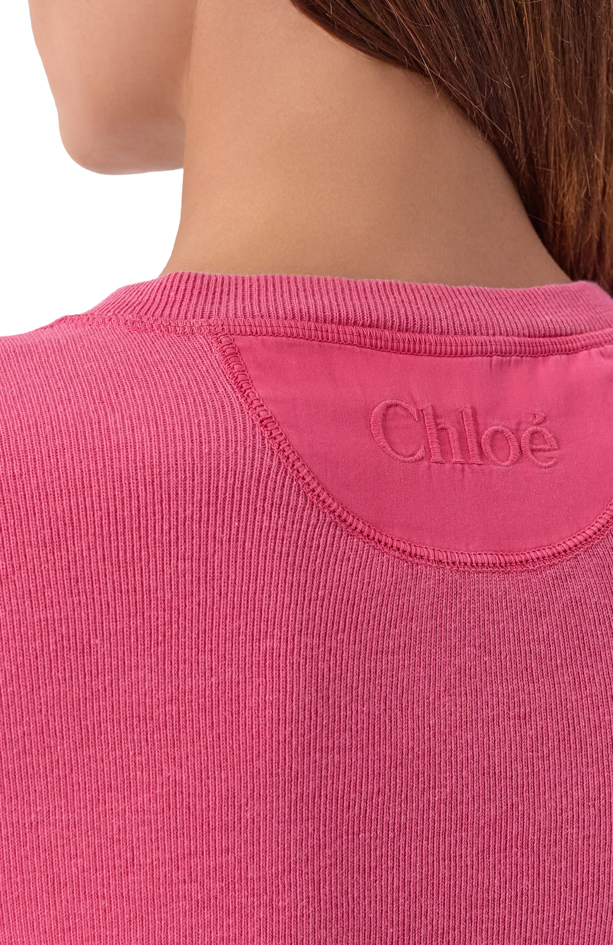 Хлопковый топ CHLOÉ, арт. CH26UJH44089, фото 5