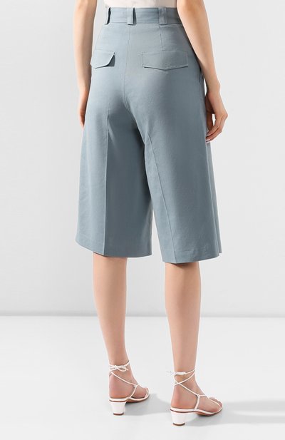 Шорты LOW CLASSIC голубого цвета по цене 24350 руб., арт. L0W20SS_PT05BG, фото 4 Шорты LOW CLASSIC, арт. L0W20SS_PT05BG, фото 4