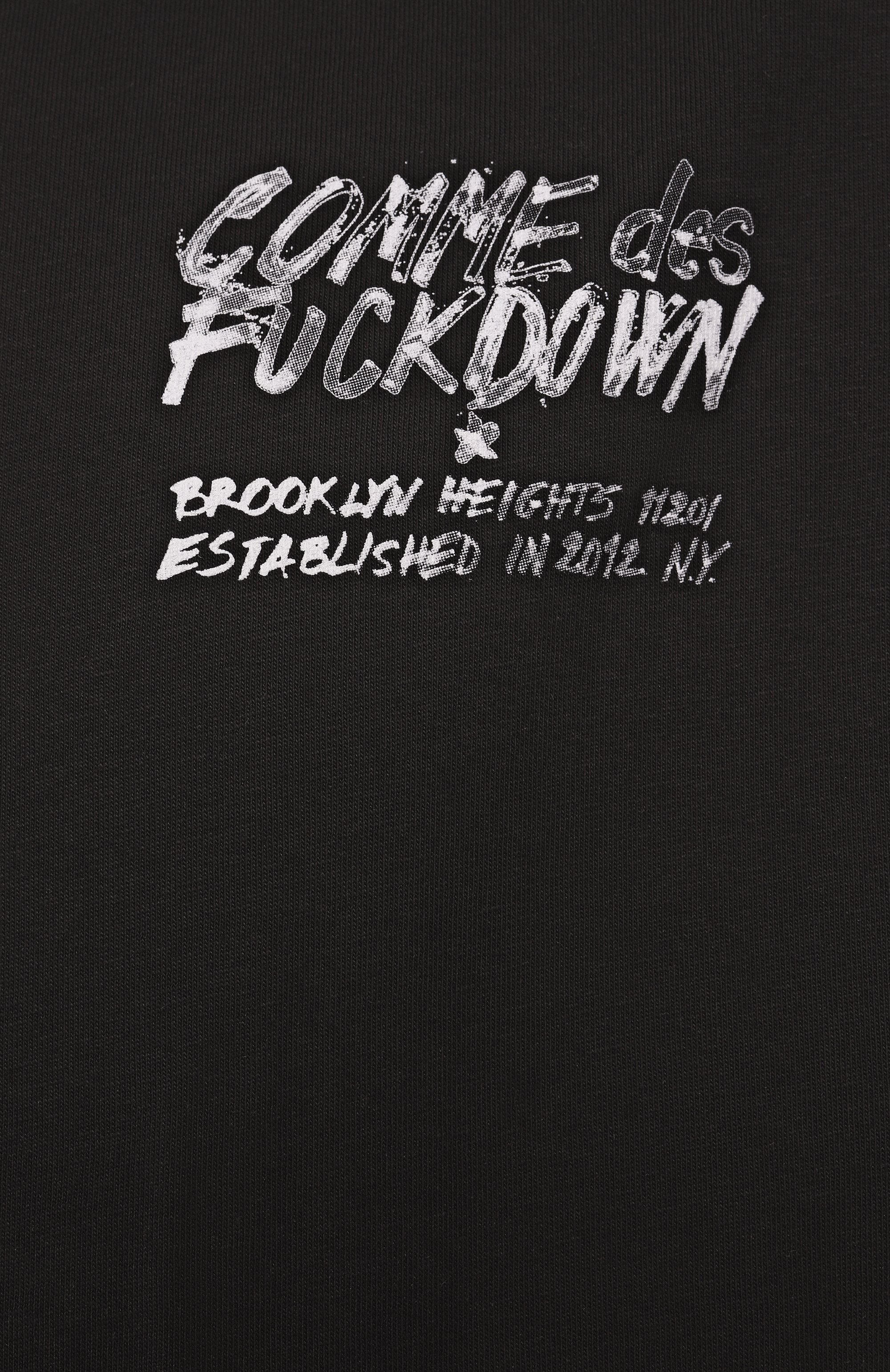Хлопковая футболка COMME DES FUCKDOWN, арт. CFABM01522, фото 6