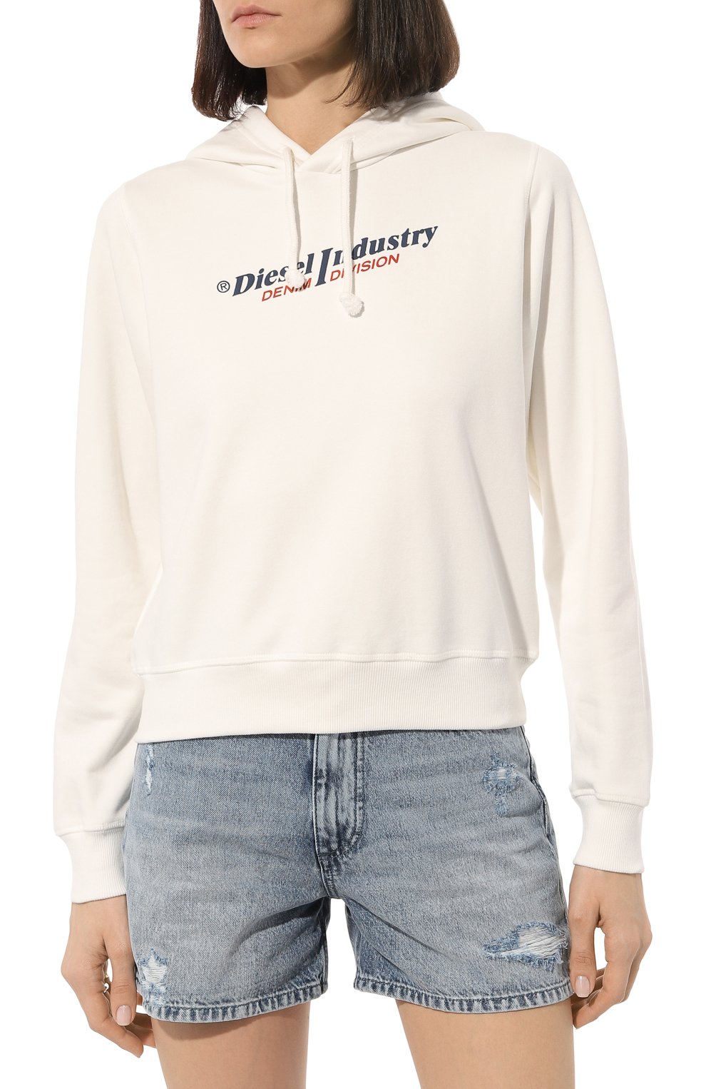 Хлопковое худи DIESEL, арт. A05095/0HERE, фото 3
