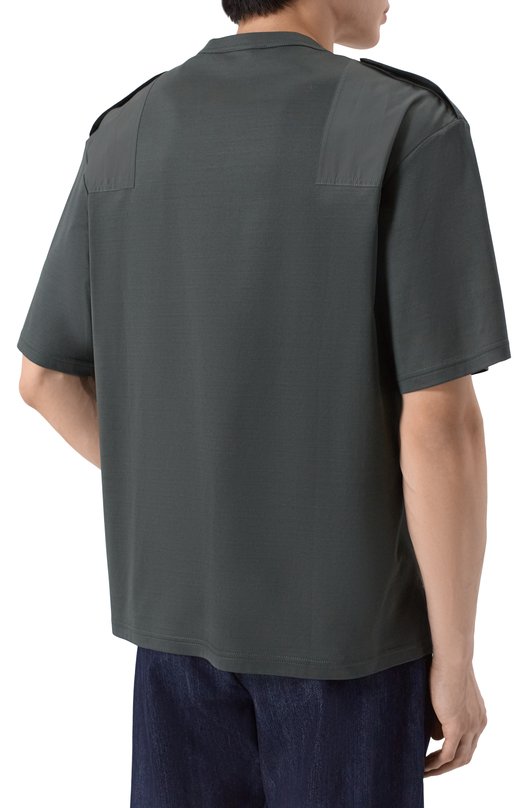 Хлопковая футболка Zilli TSR020M0107V00000 Зелёный  TSR020M0107V00000 Фото 4