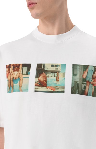 Хлопковая футболка DSQUARED2 белого цвета по цене 38700 руб., арт. S74GD1550/D20106, фото 5 Хлопковая футболка DSQUARED2, арт. S74GD1550/D20106, фото 5