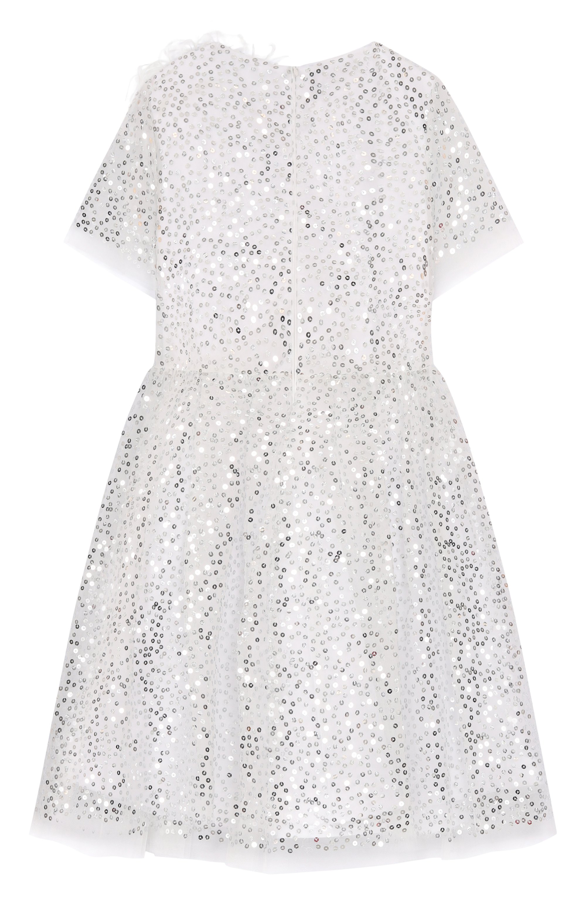 Платье с отделкой пайетками ELIE SAAB JUNIOR, арт. EFAB096 LU/TS1049, фото 2