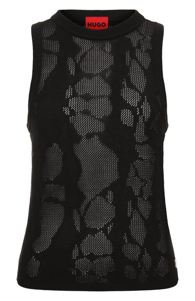 Женский топ из вискозы и хлопка HUGO, арт. 50538224