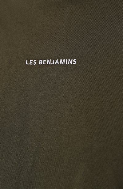 Хлопковая футболка LES BENJAMINS, арт. LB22FWESSFU0T-302, фото 5