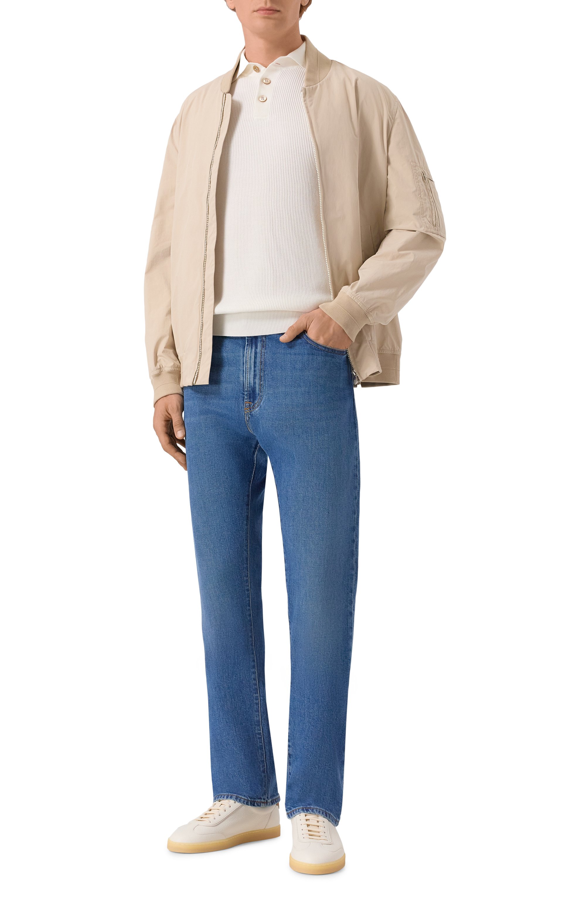 Хлопковое поло BRUNELLO CUCINELLI, арт. M29400105, фото 2