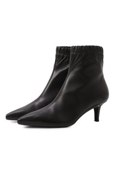 Женские кожаные ботильоны alina 55 GIANVITO ROSSI черного цвета, арт. G73273.55RIC.NAPNER0 | Фото 1 (Драгоценные камни: Проставлено; Каблук высота: Низкий; Материал сплава: Проставлено; Материал внутренний: Натуральная кожа; Материал внешний: Натуральная кожа; Подошва: Плоская; Каблук тип: Шпилька; Материал утеплителя: Без утеплителя)