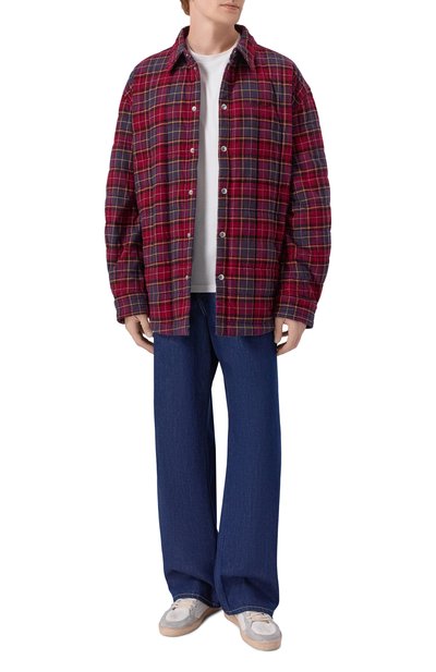 Мужские кожаные кеды ballstar GOLDEN GOOSE DELUXE BRAND, арт. GMF00327.F008740