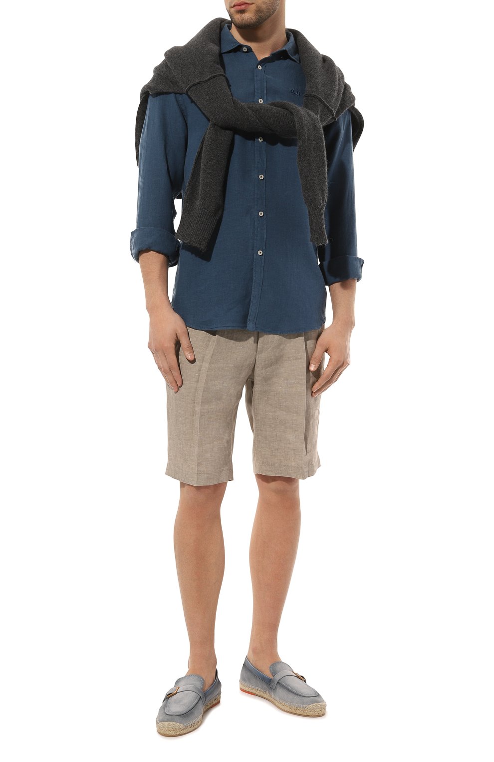 Льняные шорты CORNELIANI, арт. 914L20-3114157, фото 2