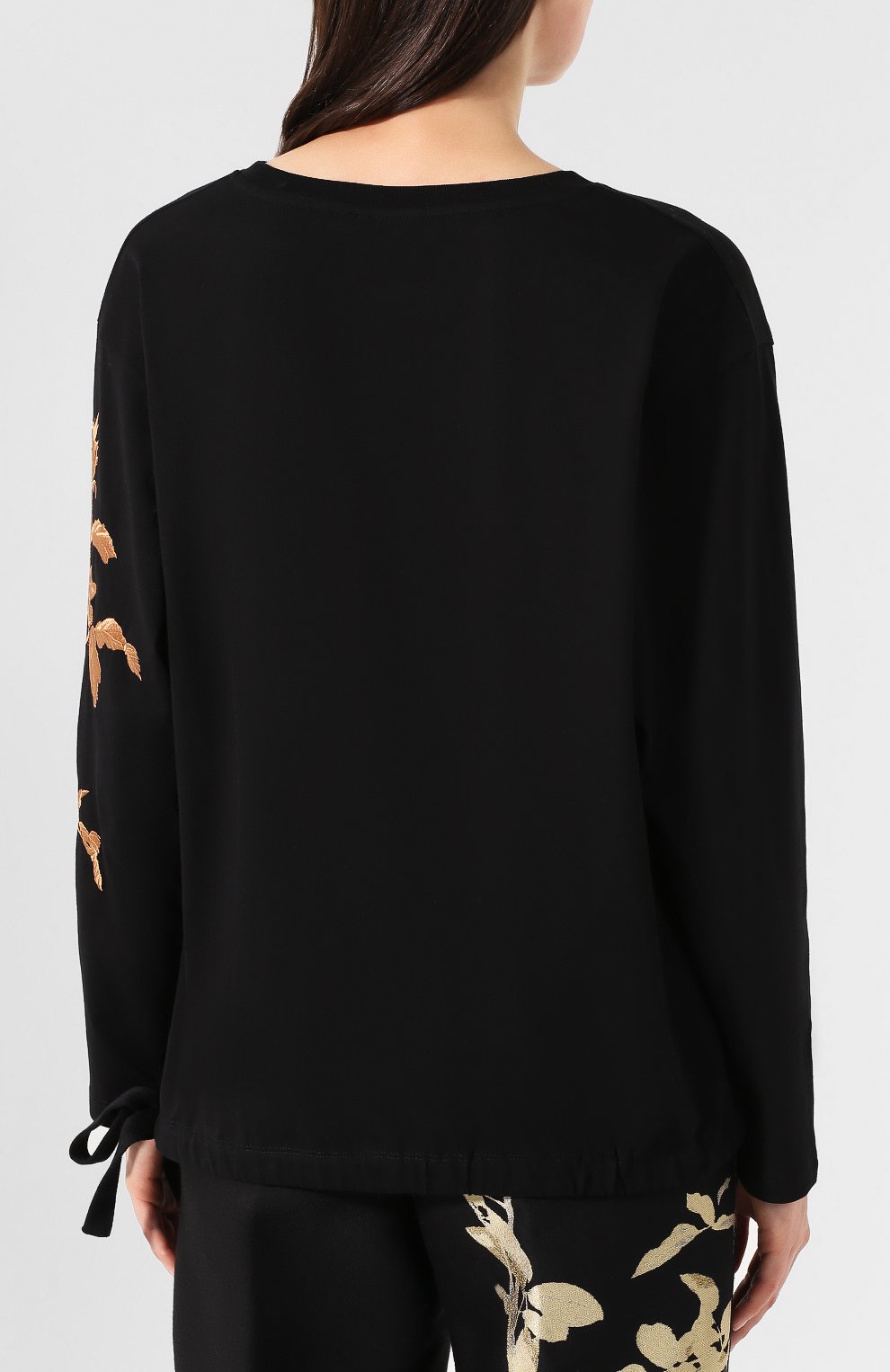 Хлопковый пуловер DRIES VAN NOTEN, арт. 192-11128-8615, фото 4