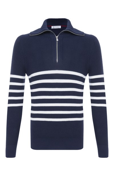 Мужской хлопковый свитер BRUNELLO CUCINELLI, арт. M28709104P