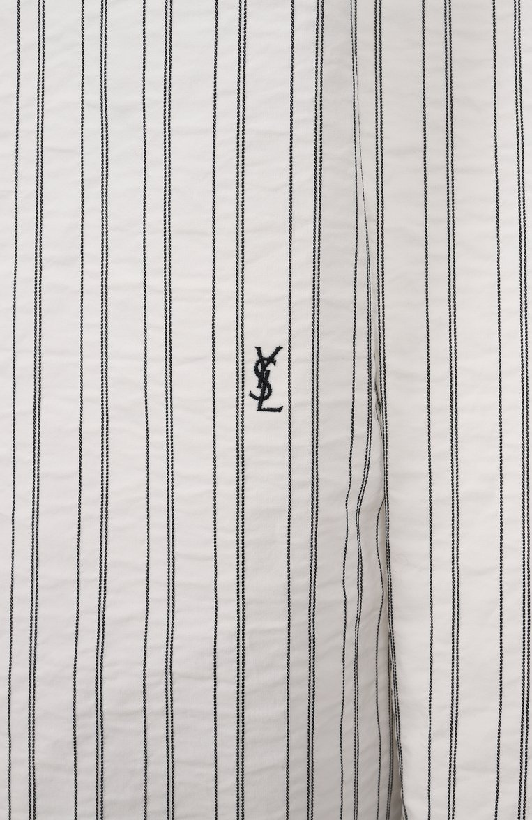 Хлопковая рубашка SAINT LAURENT, арт. 829703/Y6K54, фото 1
