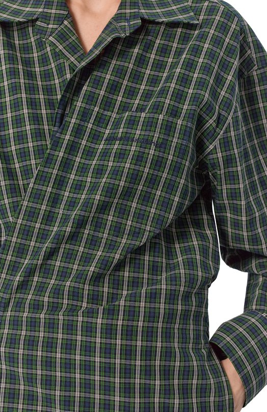 Хлопковое платье Alexander Wang 1WC1266937 Зелёный  1WC1266937 Фото 4