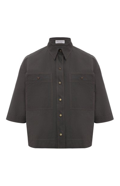Женская джинсовая рубашка BRUNELLO CUCINELLI, арт. ML949B1348