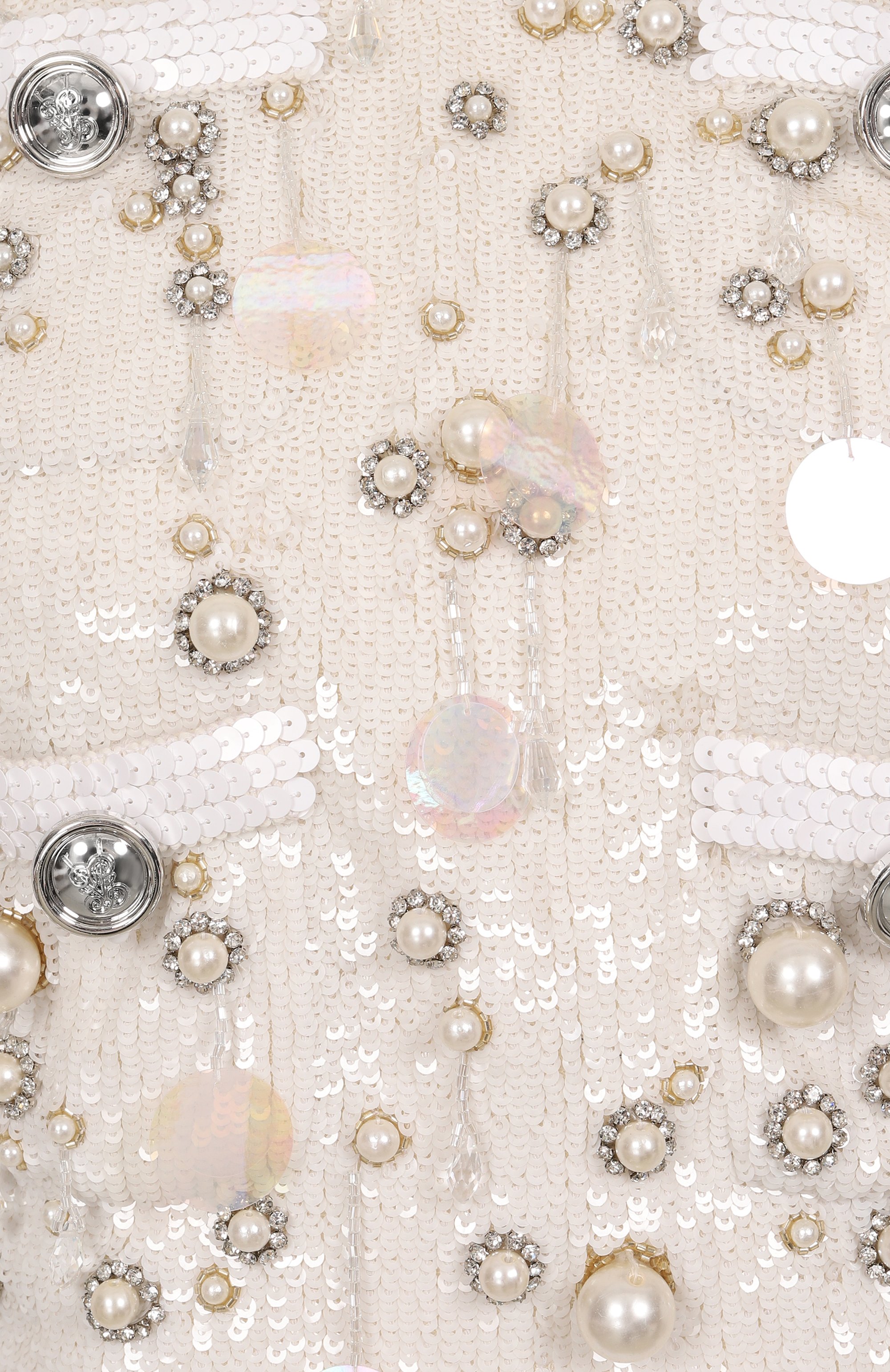 Топ с отделкой пайетками GIAMBATTISTA VALLI, арт. 24FWSVAS1069-E2ASJ, фото 6