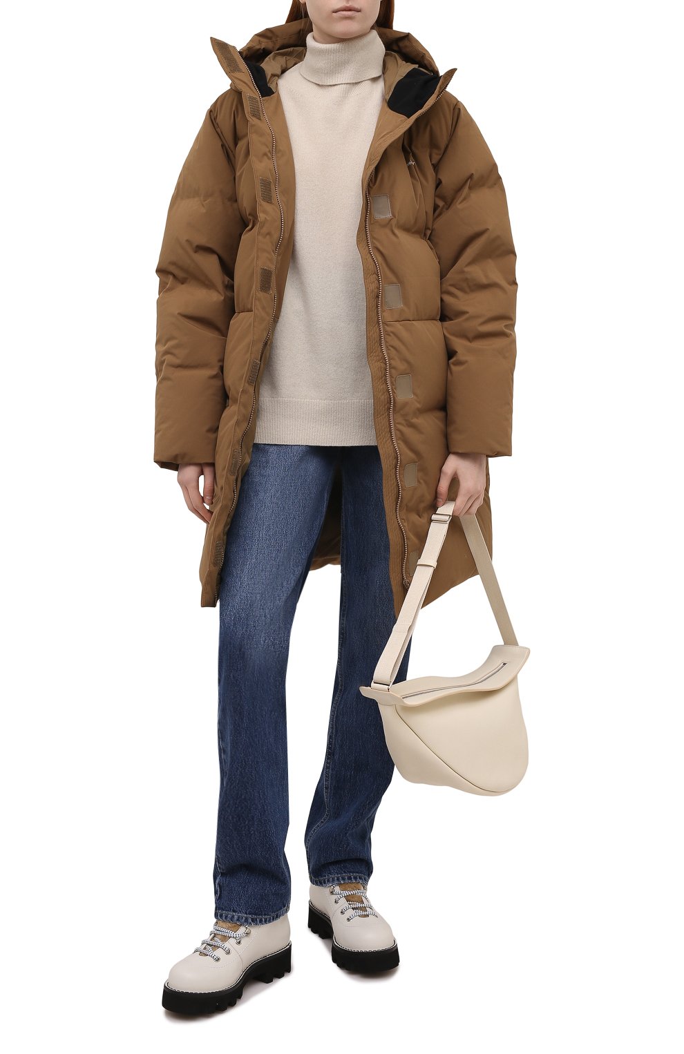 Пуховик HOLZWEILER коричневого цвета по цене 82700 руб., арт. 12758/L0EN D0WN JACKET, фото 2 Пуховик HOLZWEILER, арт. 12758/L0EN D0WN JACKET, фото 2